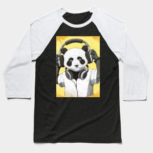 DJ Panda Music Baseball T-Shirt